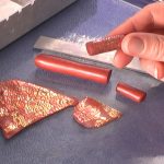 Crackled Gold Tube Beads Vol-5-1 Vid-69