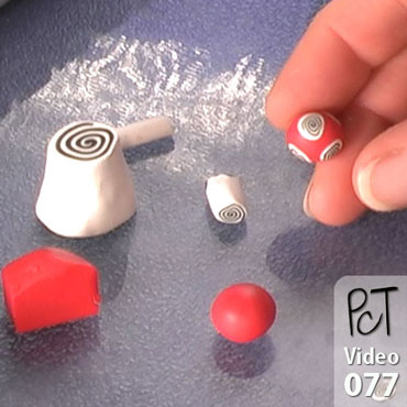 Cane Slice Round Beads Vol-6-4 Vid-77