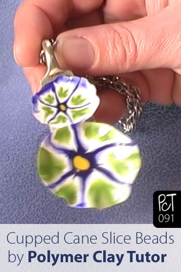 Cupped Cane Slice Beads Vol-8-3 Vid-91