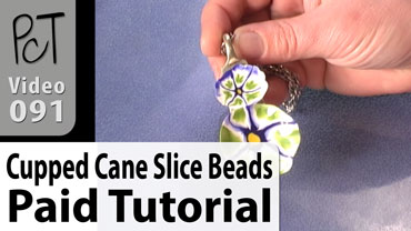 Cupped Cane Slice Beads Vol-8-3 Vid-91