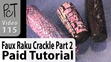 Faux Raku Crackle Part 2 Vol-14-3 Vid-115