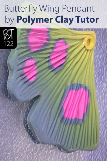 Butterfly Wing Pendant Vol-16-2 Vid-122