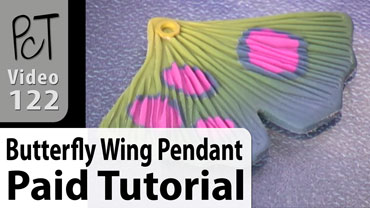 Butterfly Wing Pendant Vol-16-2 Vid-122