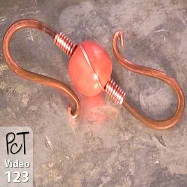 Beaded S-Hook Clasp Vol-16-3 Vid-123