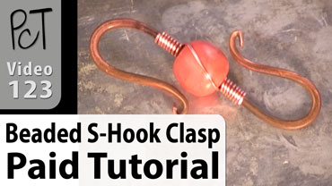 Beaded S-Hook Clasp Vol-16-3 Vid-123