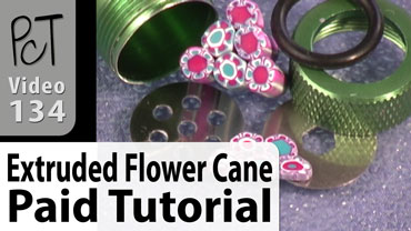 Extruded Flower Cane Vol-19-1 Vid-134