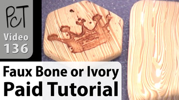 Faux Bone or Ivory Vol-19-3 Vid-136