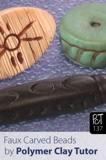 Faux Carved Beads Vol-19-4 Vid-137