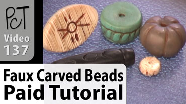 Faux Carved Beads Vol-19-4 Vid-137