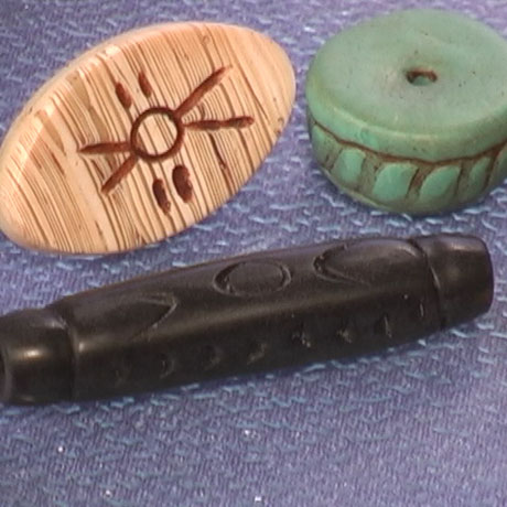 Faux Carved Beads Vol-19-4 Vid-137