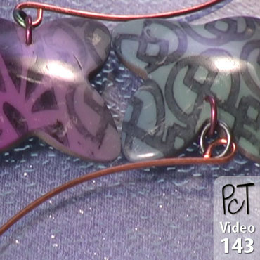 Inked Butterfly Earrings Vol-21-2 Vid-143