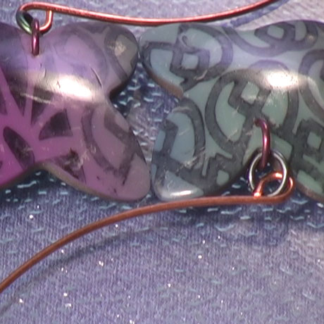 Inked Butterfly Earrings Vol-21-2 Vid-143