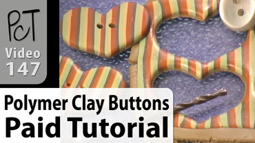 Polymer Clay Buttons Vol-22-2 Vid-147
