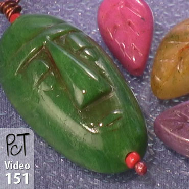 Faux Jade Molded Beads Vol-23-2 Vid-151