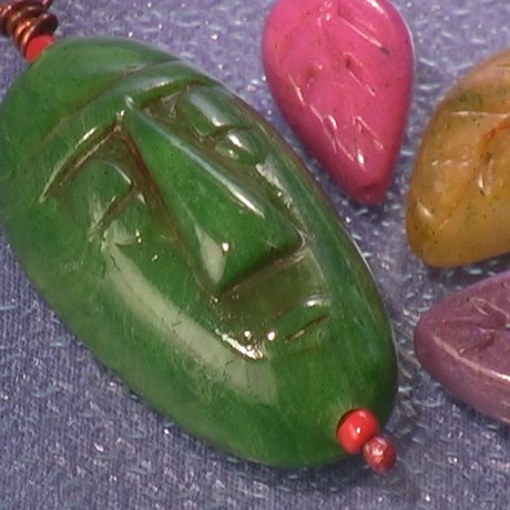 Faux Jade Molded Beads Vol-23-2 Vid-151