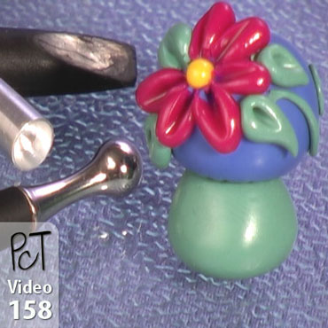 Sculpted Mushroom Beads Vol-25-1 Vid-158