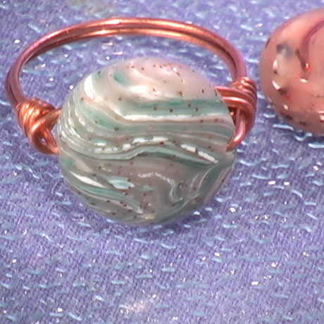 Faux Agate Coin Beads Vol-25-3 Vid-160