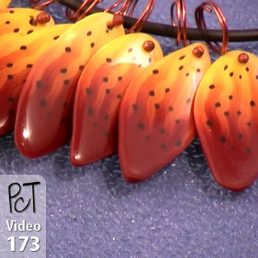 Spotted Lily Petal Cane Vol-28-4 Vid-173