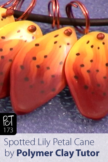 Spotted Lily Petal Cane Vol-28-4 Vid-173