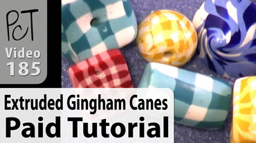 Extruded Gingham Canes Vol-31-4 Vid-185