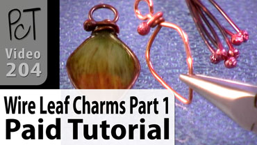 Wire Leaf Charms Part 1 Vol-36-3 Vid-204