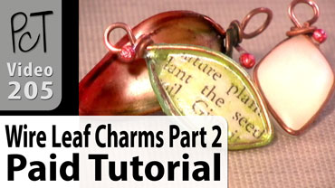 Wire Leaf Charms Part 2 Vol-36-4 Vid-205