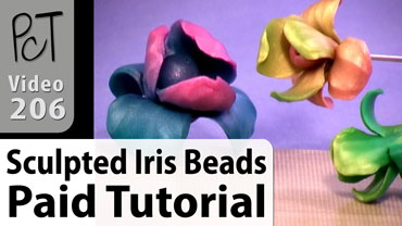 Sculpted Iris Beads Vol-37-1 Vid-206