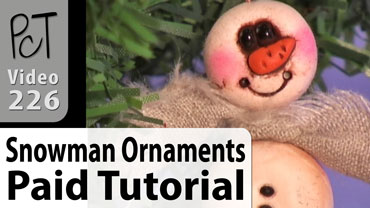 Snowman Ornaments Vol-41-3 Vid-226