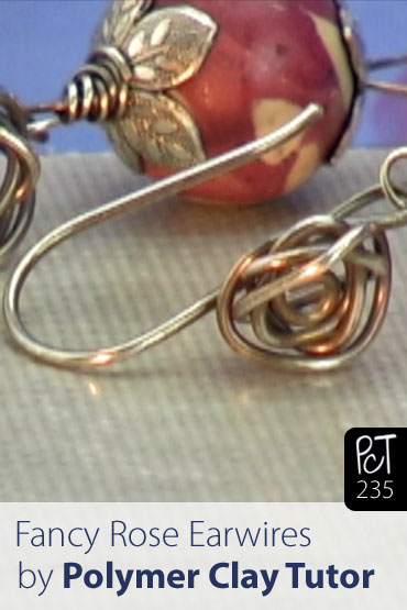 Fancy Rose Earwires Vol-43-4 Vid-235