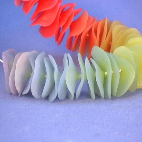 Frosted Rainbow Beads Vol-44-3 Vid-239