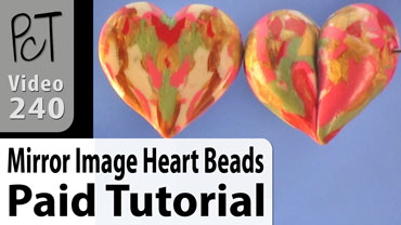 Mirror Image Heart Beads Vol-44-4 Vid-240