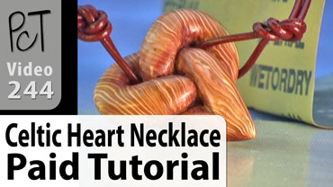 Celtic Heart Necklace Vol-45-4 Vid-244