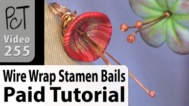 Wire Wrap Stamen Bails Vol-48-2 Vid-255