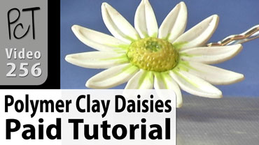 Polymer Clay Daisies Vol-48-3 Vid-256