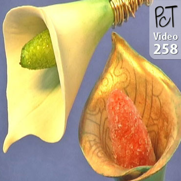Large Calla Lily Bead Vol-49-1 Vid-258