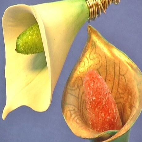 Large Calla Lily Bead Vol-49-1 Vid-258