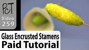 Glass Encrusted Stamens Vol-49-2 Vid-259