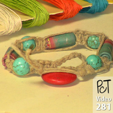 Using PYMII To Waterproof Hemp Cord Vid-281