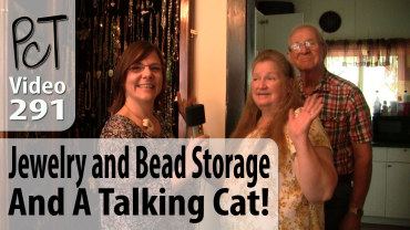 Jewelry And Bead Storage And A Talking Cat! Vid-291