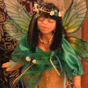 Sculpted Polymer Fairies Trolls And Flowers Vid-299