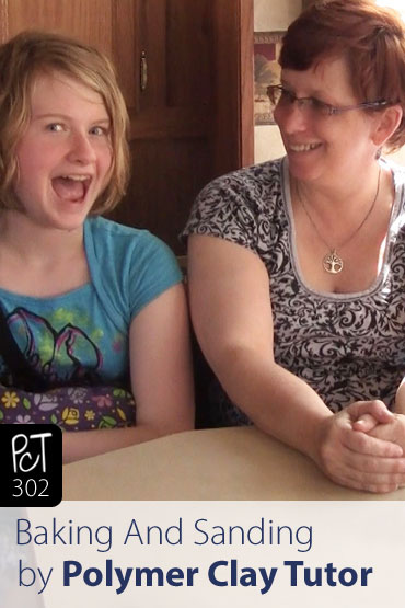 Baking And Sanding Flat Polymer Clay Vid-302