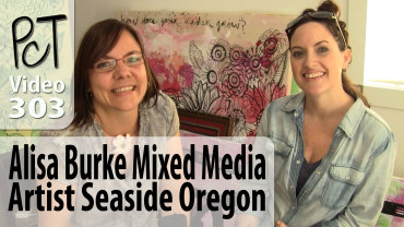 Alisa Burke Mixed Media Artist Seaside Oregon Vid-303