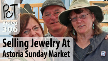 Selling Jewelry At Astoria Sunday Market Vid-306