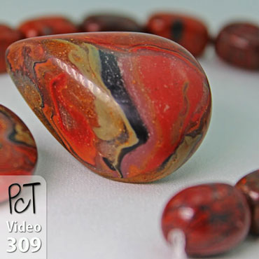 Faux Jasper Cabochon Vol-54 Vid-309