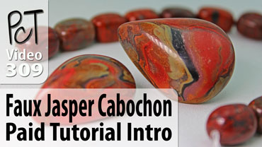 Faux Jasper Cabochon Vol-54 Vid-309
