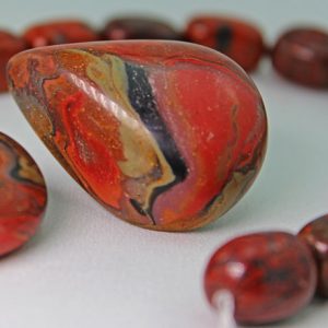 Faux Jasper Cabochon Vol-54 Vid-309