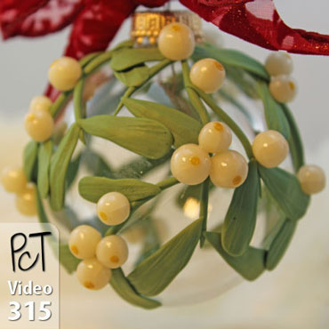 Mistletoe Christmas Ornament Vol-55 Vid-315