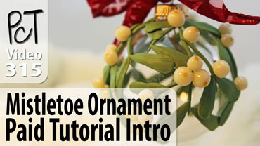 Mistletoe Christmas Ornament Vol-55 Vid-315