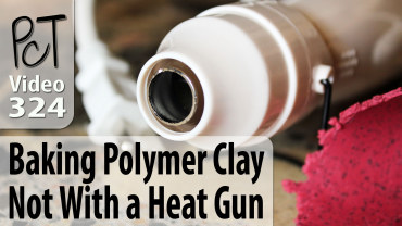 Baking Polymer Clay Not With A Heat Gun Vid-324