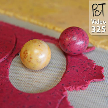 Making Really Round Polymer Clay Beads Vid-325